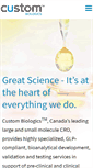 Mobile Screenshot of custombiologics.com